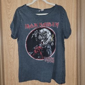 Band tee Iron Maiden H&M